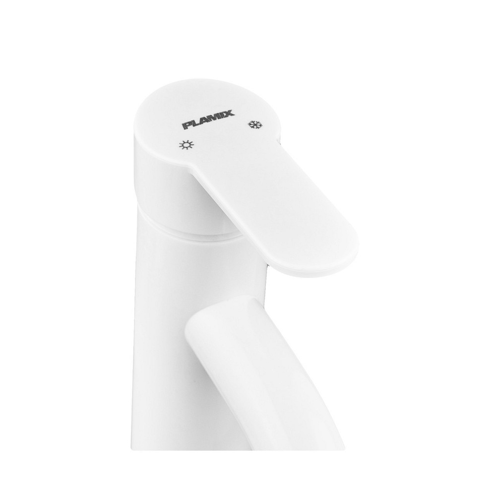 Змішувач для умивальника Plamix Raul-001-B White    ( PM0652 ) 37119 Харьков - изображение 3