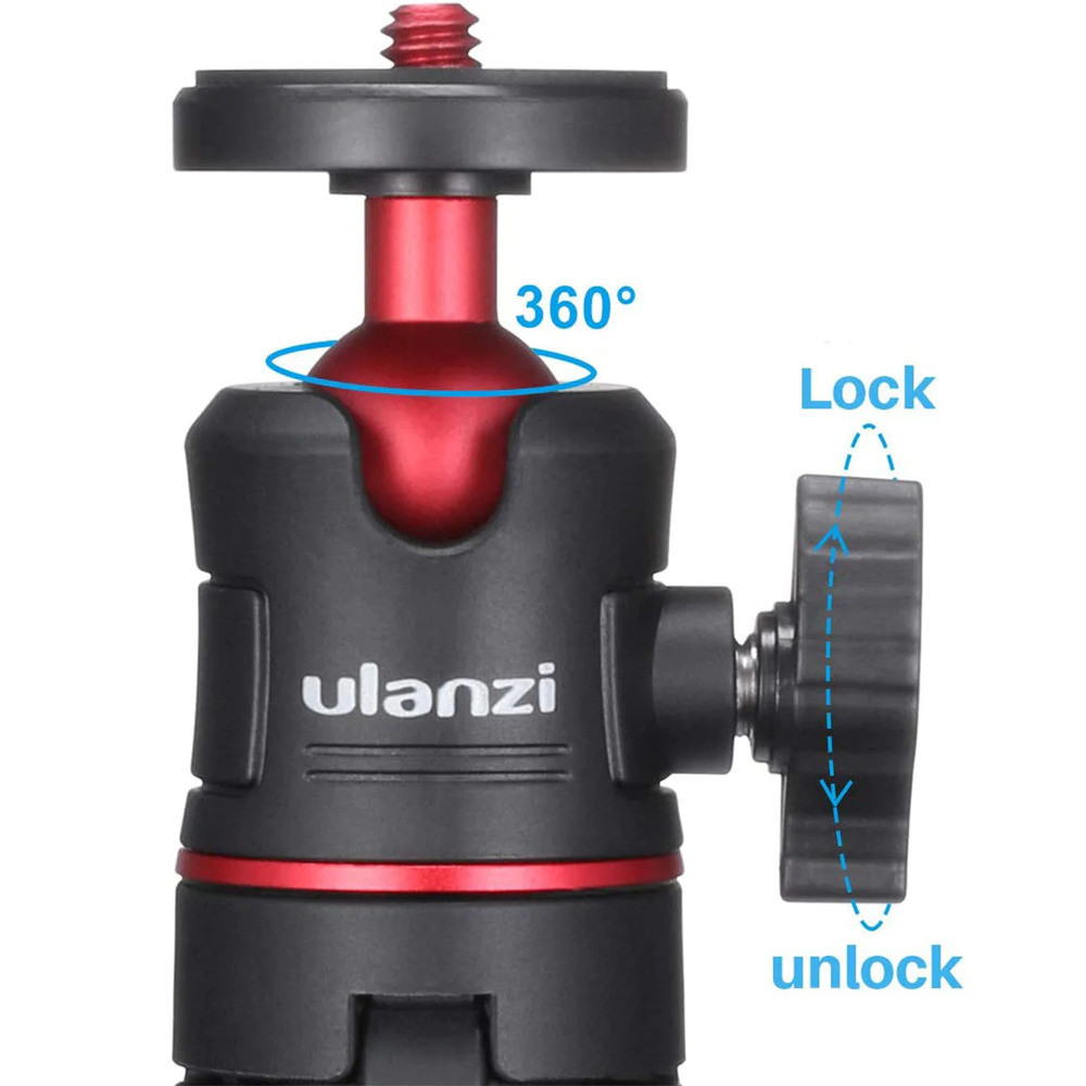 Штатив Ulanzi Vijim Mini Portable and Adjustable Desktop Tripod Black(UV-1601 MT-08) Киев - изображение 7