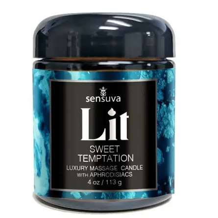 Масажна свічка Sensuva Lit Sweet Temptation Massage Candle 113г Львів