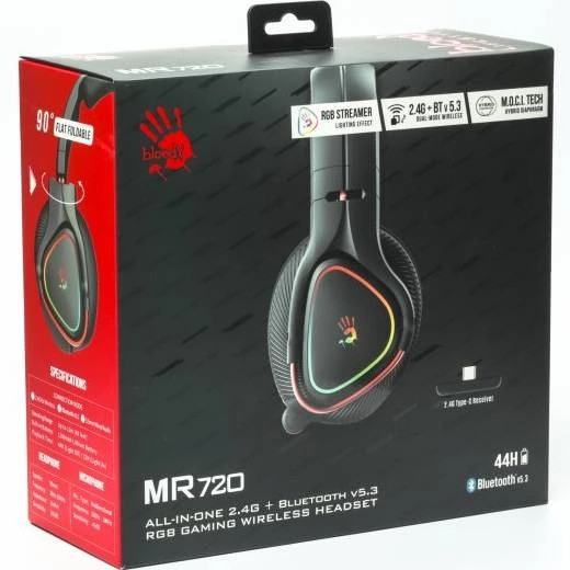 Гарнітура A4Tech Bloody MR720 Black Чорний Харків - фото 11