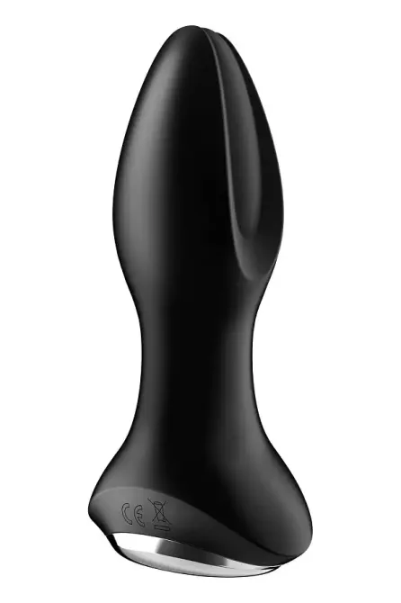 Анальна смарт вібропробка із перлинним масажем Satisfyer Rotator Plug 2+ Black Львів - фото 5