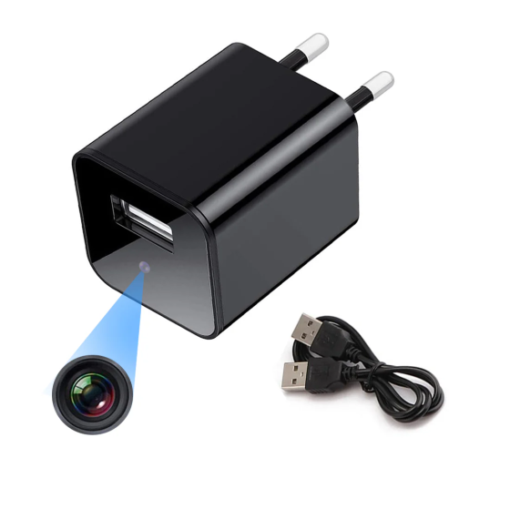 Мини-камера WiFi в USB-зарядном устройстве Full HD 1080P: беспроводная скрытая камера с датчиком движения и онлайн-просмотром Киев