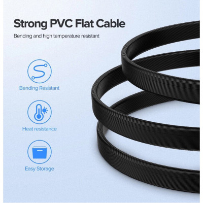 Кабель для передачі даних SATA 3 Data Cable 0.5m US217 Black Ugreen (30796) Вінниця - фото 8