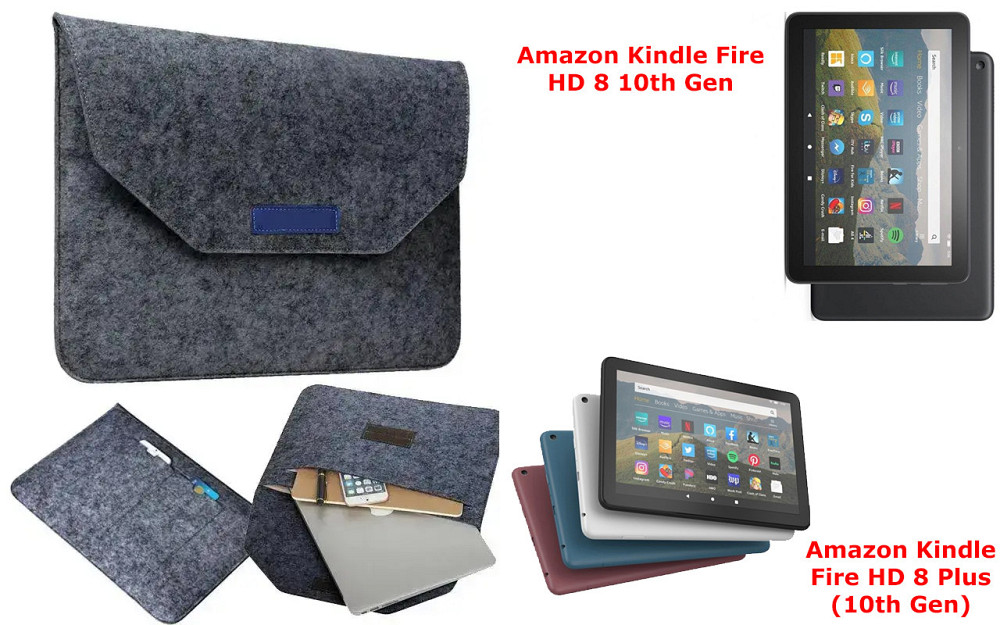 Сумка Wool из войлока для Amazon Kindle Fire HD 8 10th Gen, Fire HD 8 Plus (10th Gen) Киев - изображение 1