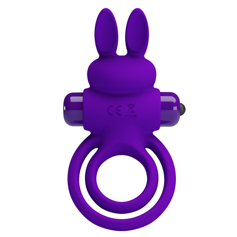 Ерекційне кільце PRETTY LOVE Penis Ring з подвійним кільцем, фіолетове Sex Aura Київ - фото 7