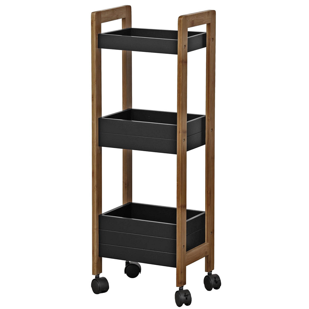 Этажерка для ванной на колёсиках 