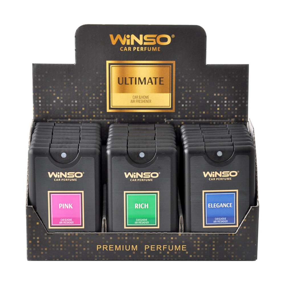 Освіжувач повітря WINSO ULTIMATE Slim Sprey спрей 18мл MIX Киев - изображение 1