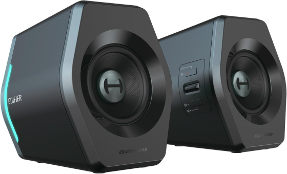 Игровые колонки Edifier G2000 RGB Black: 32 Вт, Bluetooth 5.1, USB, AUX, 12 эффектов подсветки, EQ режимы Киев