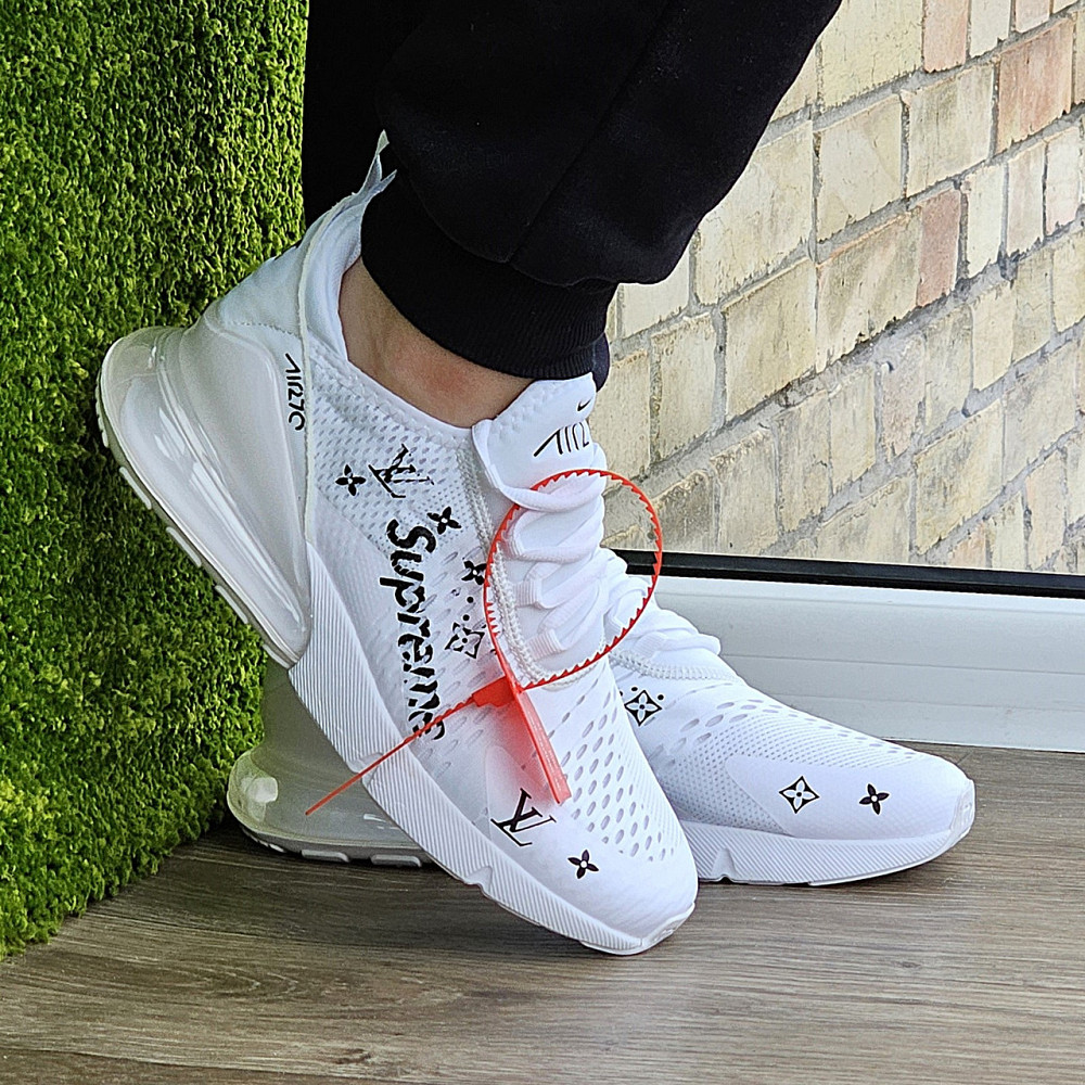 Кроссовки Nike 270 Мужские Белые Найк с Амортизацией Тканевые (размеры: 40,41,42,43,44,45) - 011 Днепр - изображение 2