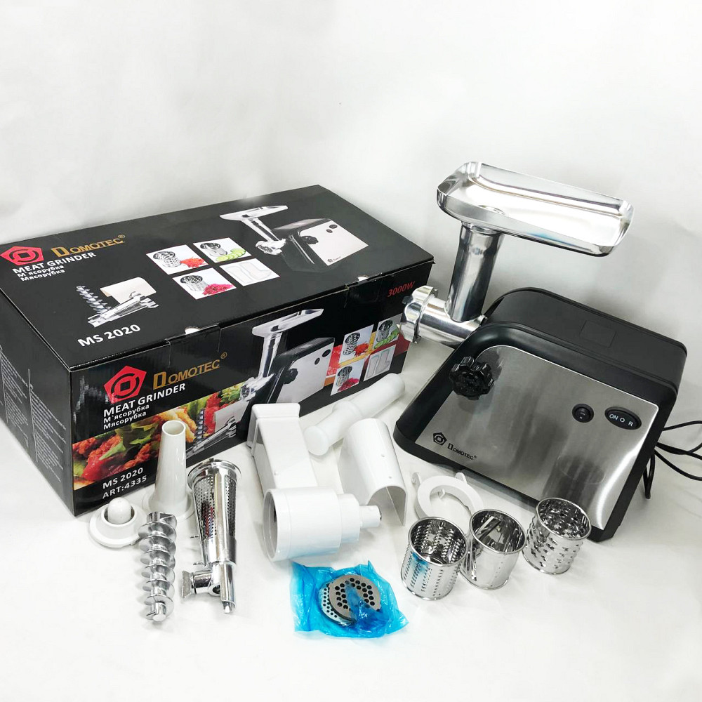 Професійна електрична м'ясорубка з соковижималкою, М'ясорубка металева '2000 Вт EI-85 Львів - фото 8