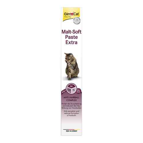 Паста GimCat Every Day Malt-Soft Paste Extra для кошек для вывода шерсти из желудка 100 г Киев