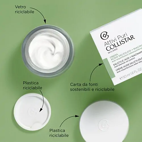 Крем для обличчя Collistar Attivi Puri Salicylic Acid + Niacinamide Cream 50ml Слов'янськ - фото 5