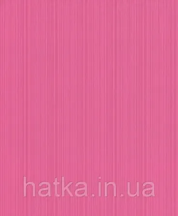 Шпалери вінілові на флізеліні Rasch Clasik 0,53х10 однотонні структурні тонка смужка яскраво рожеві Київ