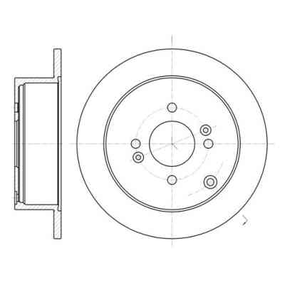 Гальмівний диск REMSA 61024.00 Вінниця
