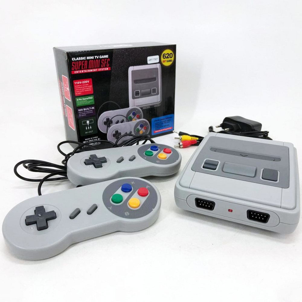 Игровые приставки для детей Game Box Dendy Super Mini, Игровая консоль для детей с джойстиками GAME GM-42 Львов - изображение 1