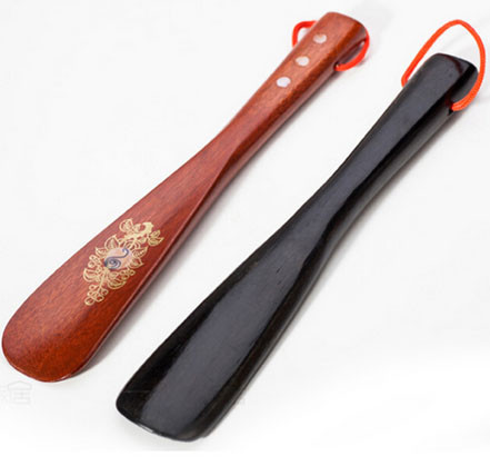 Ложка обувная из палисандра деревянная светло-коричневая Киев - изображение 2