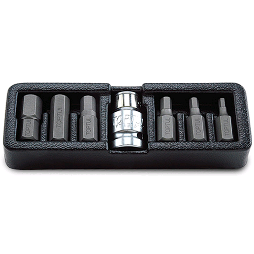 Набір біт HEX TOPTUL 10мм 4-12мм 7ед. GAAT0707 Одеса - фото 1