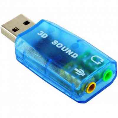 Звукова плата Dynamode USB 6(5.1) blue (USB-SOUNDCARD2.0 blue) Вінниця