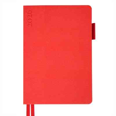 Тижневик Leo planner А5 датований 2026 "Binario", м'який, червоний, 368 сторінок (252642) Вінниця