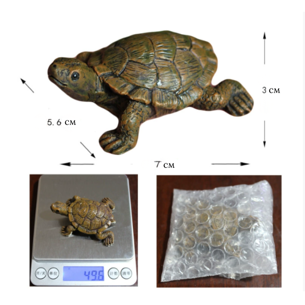 Фигурка Черепаха 7 х 5.6 см для вазона, мини-сада, балкона, флрариума Одесса - изображение 3