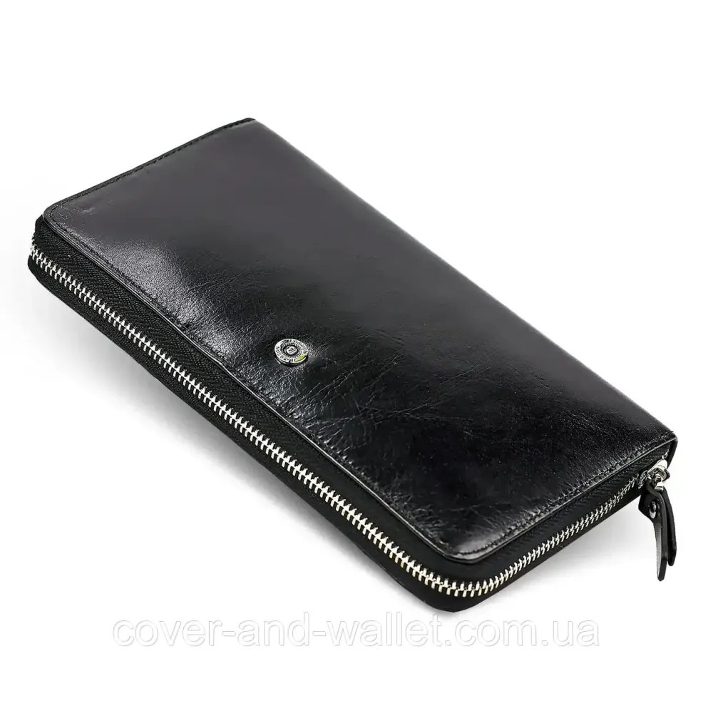 Презентабельный мужской портмоне клатч из гладкой кожи Boston B5-018 Киев - изображение 1