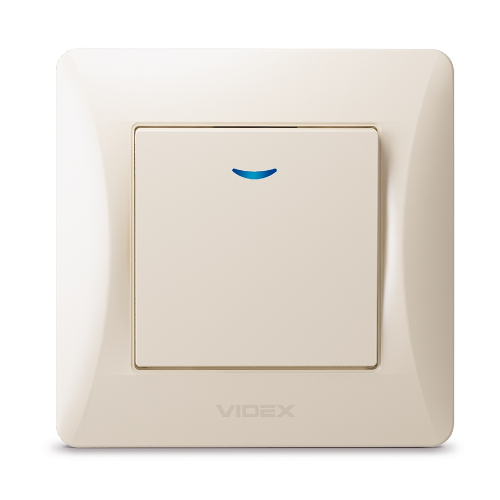 BINERA крем Вимикач внутрішній 1кл з підсвічуванням Videx Житомир - изображение 7