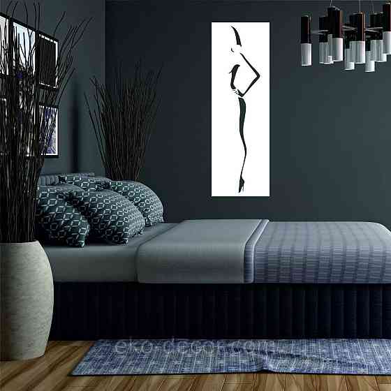 Декоративне настінне Панно «Силует жінки», Декор на стіну Київ