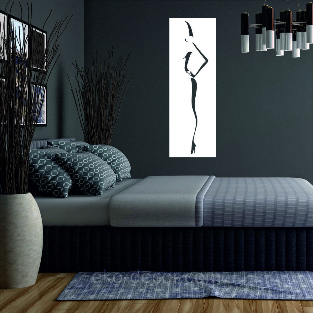 Декоративне настінне Панно «Силует жінки», Декор на стіну Київ - фото 2