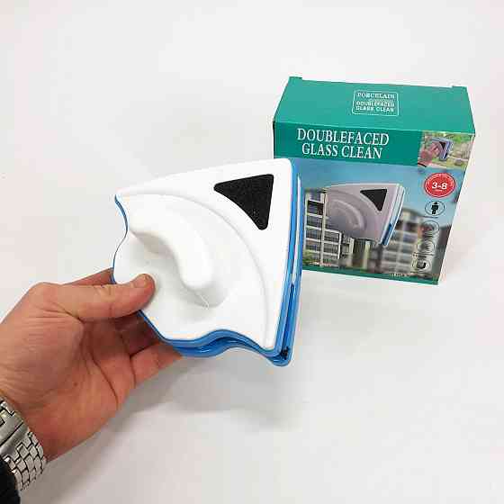 Щетка магнитная для мытья стекол с двух сторон Doublefaced Glass Clean OD-34 Львов