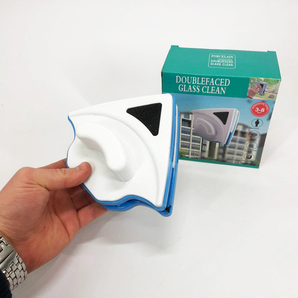 Щетка магнитная для мытья стекол с двух сторон Doublefaced Glass Clean OD-34 Львов - изображение 4