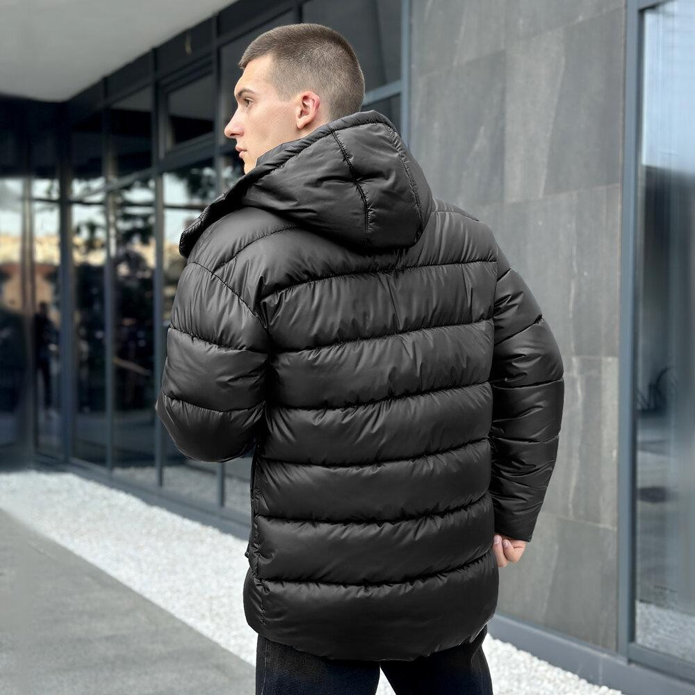 Мужская зимняя куртка черная Pobedov Snowfall Киев - изображение 9