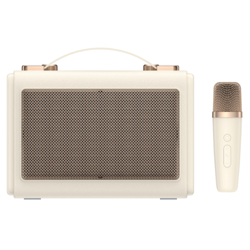 Портативна ретро колонка караоке HAVIT SK823BT 16W RGB Beige (10/ящ) Житомир - фото 1