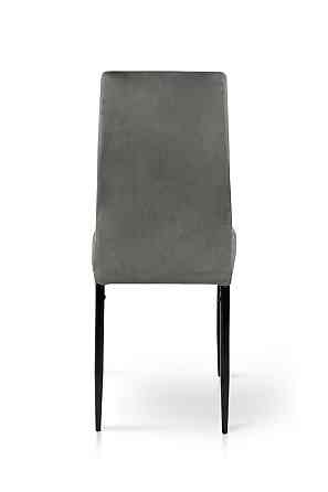 Стілець Айс, чорний/велюр графіт Київ