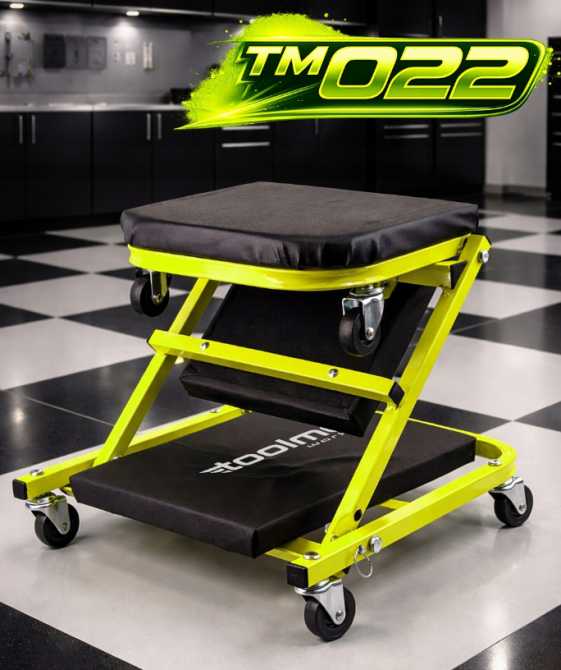 Лежак автослесаря 2в1 150кг Toolme (Польша) Киев - изображение 8