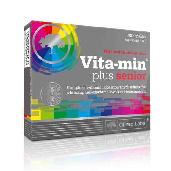 Витаминно-минеральный комплекс для мужчин Vita-Min Plus Senior Olimp 30 капсул Луцк