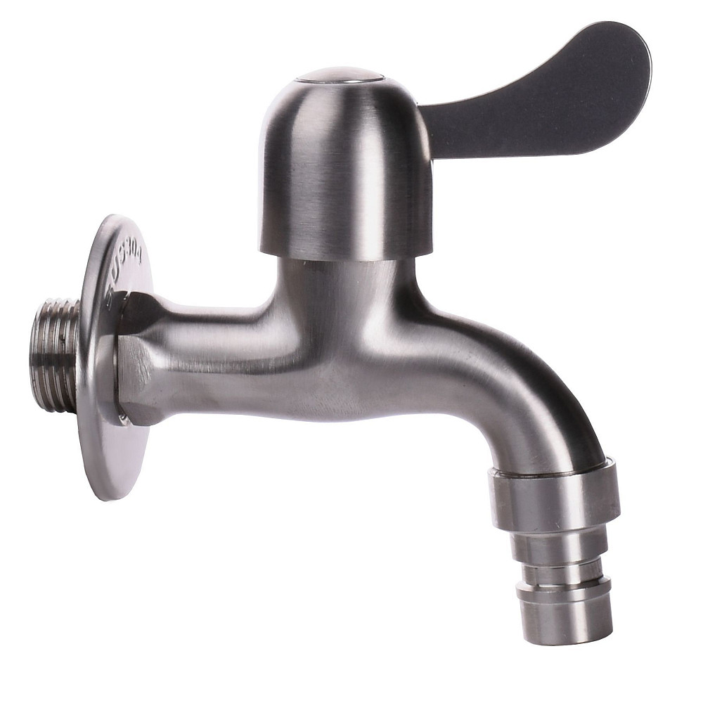Кран кульовий для поливу Q PROFESSIONAL 1/2″ NV-QP3003 SUS304 нержавійка Тернополь - изображение 1