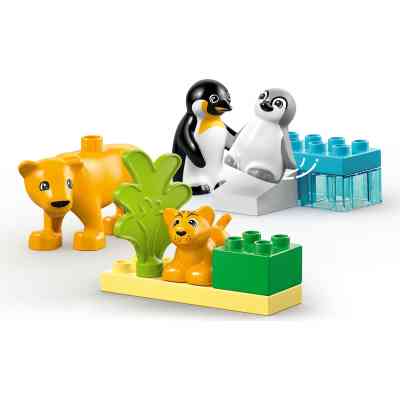 Конструктор LEGO DUPLO Town Сімейства диких тварин: Пінгвіни та Леви (10442) Вінниця