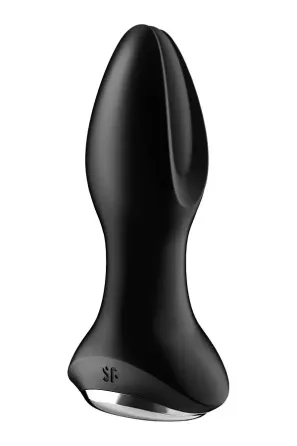 Анальна смарт вібропробка із перлинним масажем Satisfyer Rotator Plug 2+ Black Львів