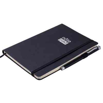 Книга записна Buromax Respect 96 аркушів А5 у клітинку чорний (BM.295108-01) Вінниця