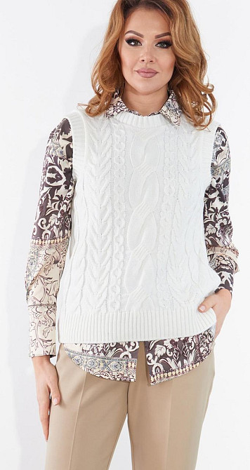 Вязанная жилетка (42-46) Киев - изображение 1