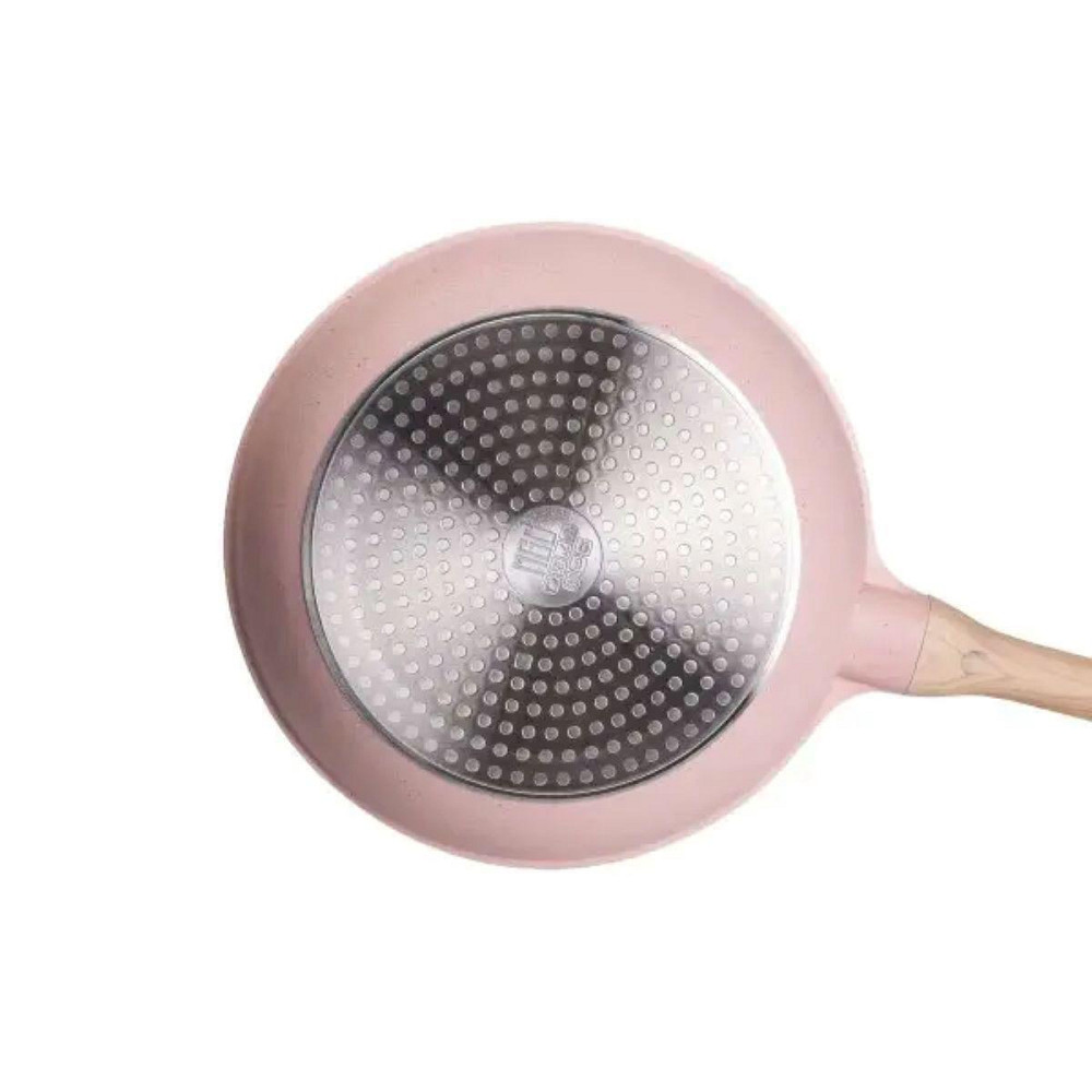 Набір з 3 рожевих сковородок з товстим дном MGC Київ - фото 4