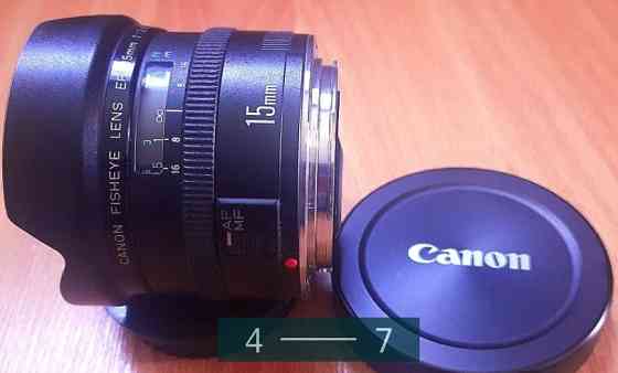 Об'єктив Canon Fisheye EF 15mm f/2.8 Киев