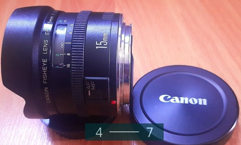 Об'єктив Canon Fisheye EF 15mm f/2.8 Киев - изображение 4