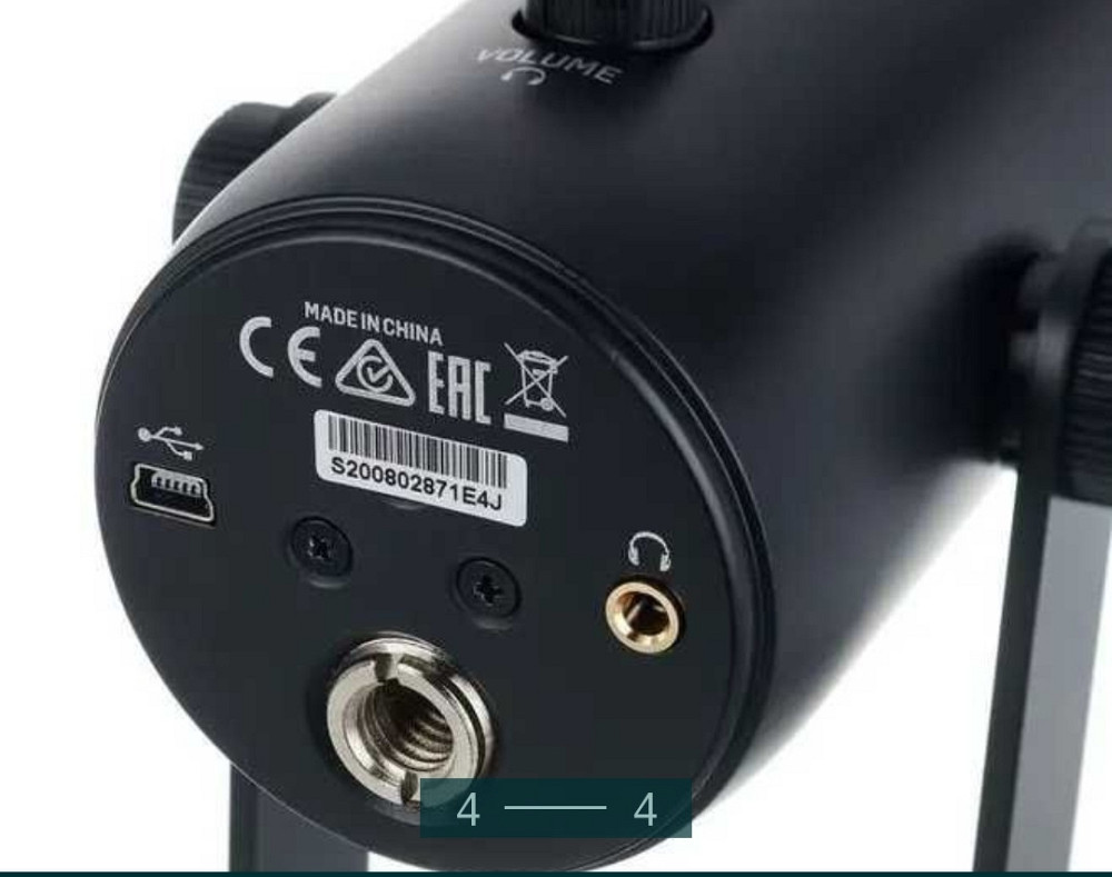 Студийный USB конденсаторный микрофон Behringer Bigfoot для стримов Киев - изображение 4