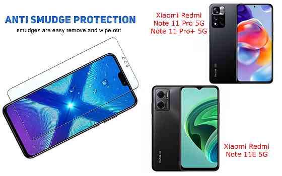 Защитное стекло NeoGlass для Xiaomi Redmi Note 11 Pro 5G, Note 11 Pro+ 5G, Note 11E 5G – ультрапрозрачное и Киев