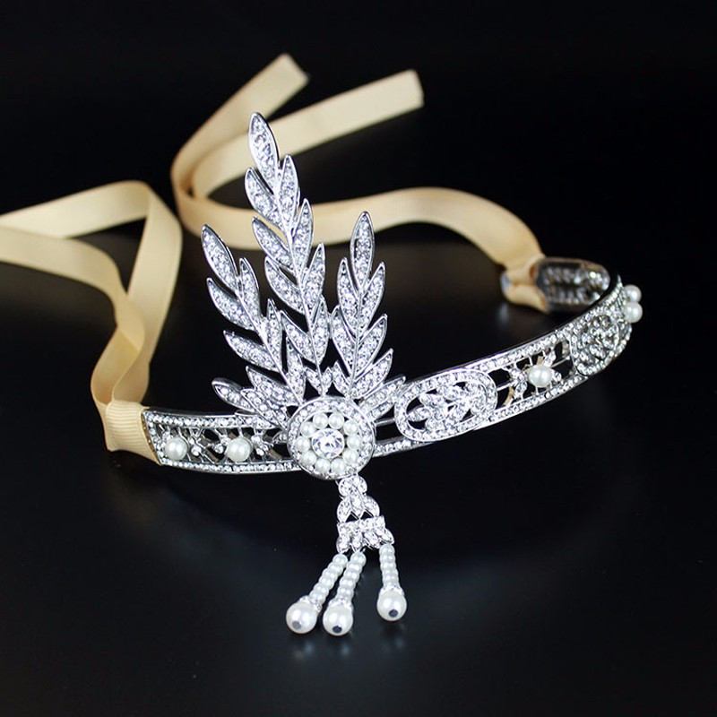 Діадема для нареченої весільна тіара Великий Гетсбі Київ - фото 3