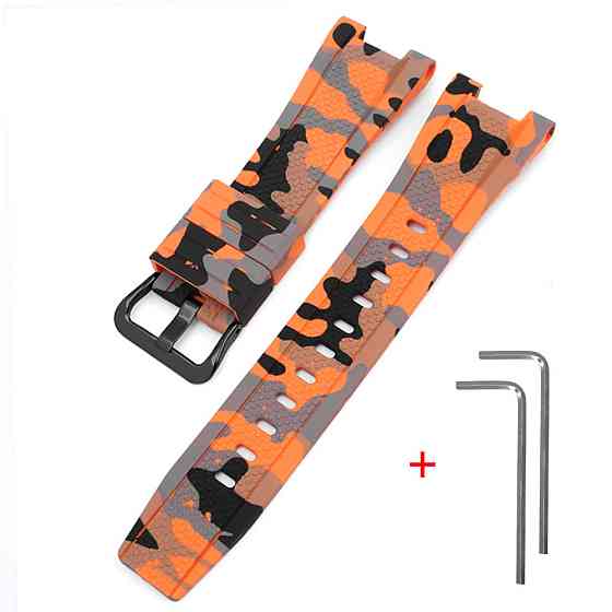 Ремешок для Casio G-Shock GST-W300 Camo Orange BK SBR Киев