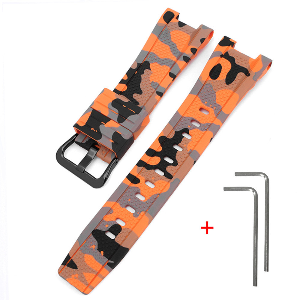 Ремешок для Casio G-Shock GST-W300 Camo Orange BK SBR Киев - изображение 1