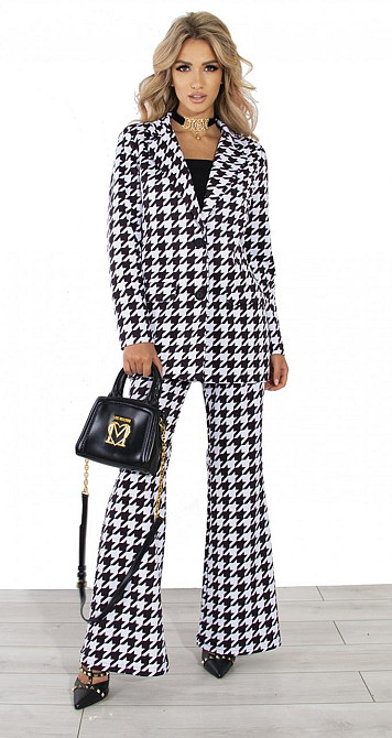 Класичний костюм картатий (42) Київ - фото 2