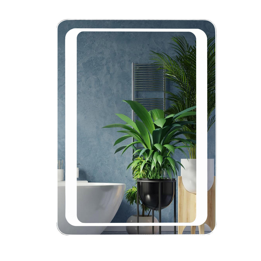 Дзеркало UNIO MRR-02 SQR-RA 600 x 800 mm LED FL (000026933) Київ - фото 1